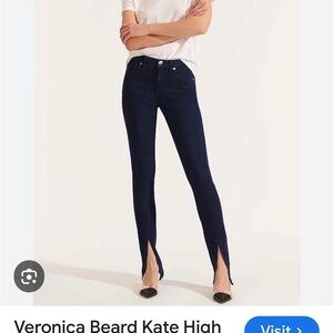 Veronica Beard Dark Blue Skinny Jeans
